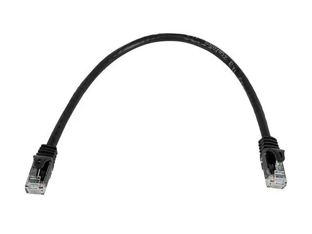 Alt view image 4 of 6 - Monoprice Cat6 Ethernet Patch Cable - RJ45, Stranded, 550Mhz, UTP, Pure Bare Copper Wire, 24AWG, 0.5 Feet, White, 12-Pack - Flexboot Series