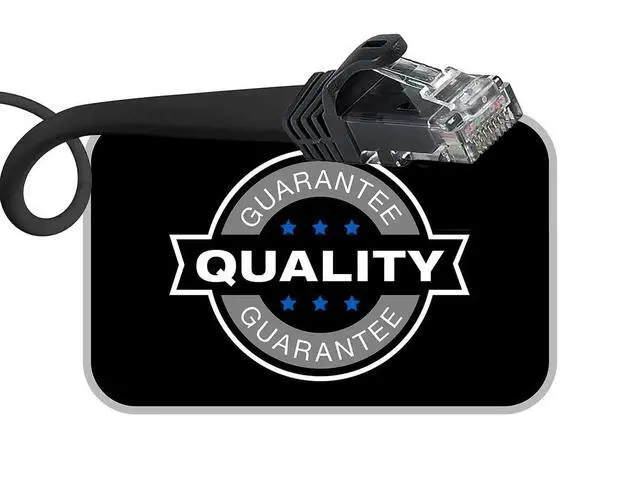 Alt view image 4 of 5 - Monoprice Cat6 Ethernet Patch Cable - RJ45, Stranded, 550Mhz, UTP, Pure Bare Copper Wire, 24AWG, 1 Feet, Black, 12-Pack - Flexboot Series