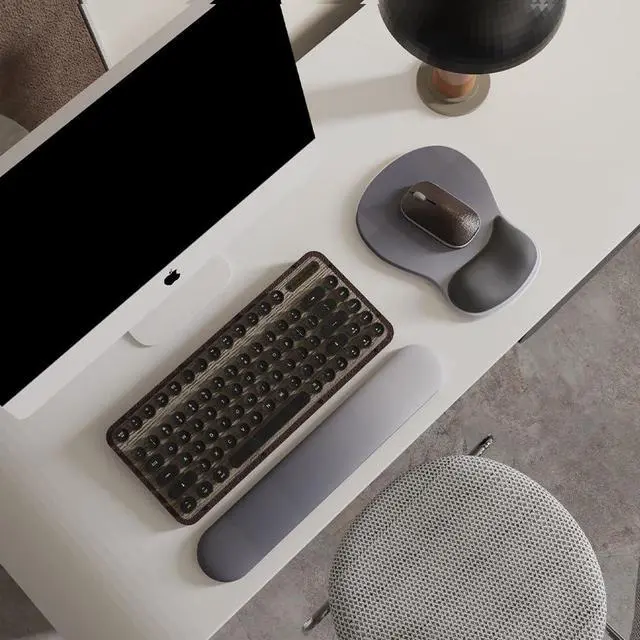 Alt view image 2 of 7 - ErgoComfort Gel Wrist Rest Mouse Pad-Ergonomic Office Mousepad with Wrist Support-Non-Slip, Design Desk Accessories Mat for Home&Game Decor (05Midnight Wave)