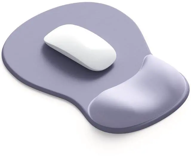 Main image of ErgoComfort Gel Wrist Rest Mouse Pad-Ergonomic Office Mousepad with Wrist Support-Non-Slip, Design Desk Accessories Mat for Home&Game Decor (06Lavender Haze)