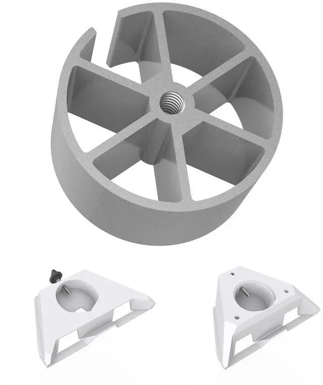 Main image of Starlink Mini Aluminum Tripod Adapter Mount with 1/4"-20 Thread, Compatible with 2024 and 2025 Starlink Mini Adapters (Adapter only Included)