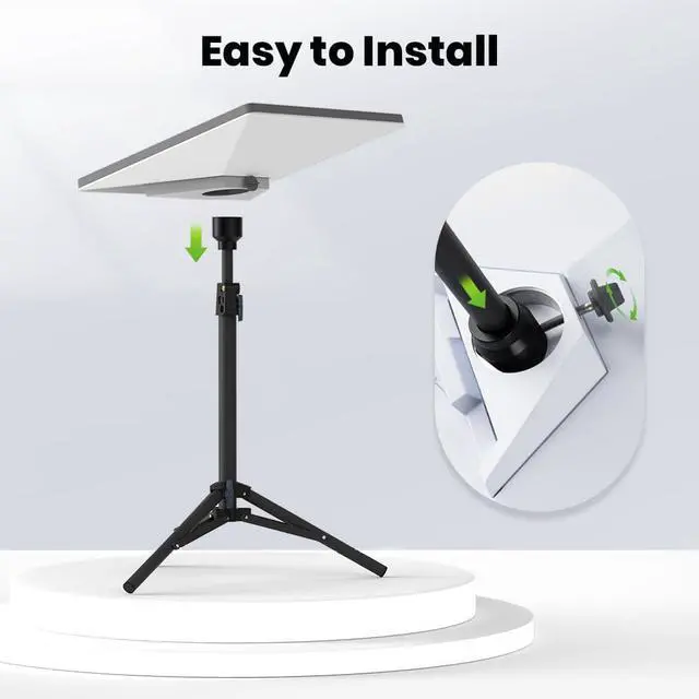 Alt view image 4 of 6 - Starlink Mini Tripod Stand,Adjustable Tripod Mount for Starlink Mini,Outdoor Portable Mounting Kit for Star Link Mi ni Dish