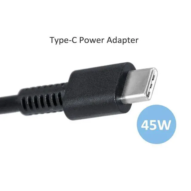 Alt view image 2 of 3 - OEM 45W USB C Charger for HP L42206-001 Chromebook 11 13 14 15 G1 G2 G3 G4 | G5 G6 X360 L42206-003 L42206-004 L43407-001 860210-850 N8N14AA Type C Adapter Power Supply