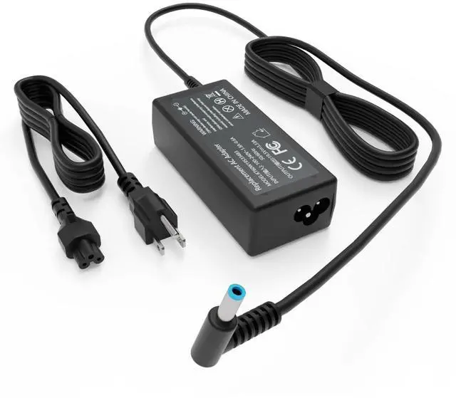 Main image of 65W 45W Laptop Charger Compatible with HP Laptop Charger for Pavilion X360 | Envy13/15EliteBook/ProBook/Chromebook/Spectre, Smart Blue Tip 4.5mm AC Power Adapter, 19.5V 3.33A 710412-001 741727-001