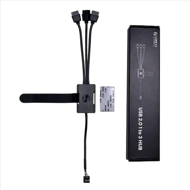 Alt view image 5 of 5 - Lian LIANLI USB 2.0 Hub, 1 to 3 HUB, Supports UNI Fan Series Controller, 9 Pin 3 Port Extension, Japanese Authorized Dealer