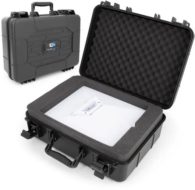 Main image of CASEMATIX Hard Case for Starlink Mini Travel Storage for Dish, Mount, Power Supply, Cables & Accessories Impact-Resistant Shell with Custom Foam & Dual Trays