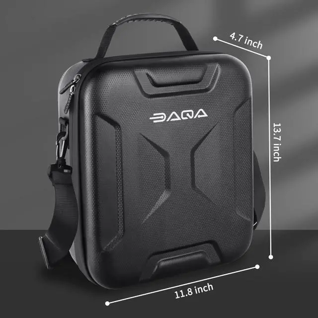 Alt view image 6 of 7 - Daqa Ultra-Light Case for Starlink Mini, Waterproof EVA Shockproof Bag | Easy-Clean Surface, 1.7lbs, Rain-Resistant Zipper, Shock Protection, for Travel & Camping Starlink Mini Accessories