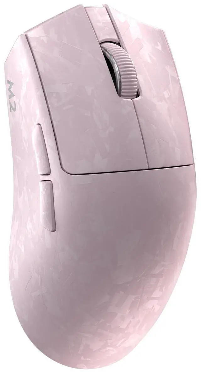 Main image of YUNZII M2 Dual 8K Wireless Gaming Mouse, PAW3395, 6-Level DPI(Pink) | Carbon Fiber Decorative Pattern,Up to 30000 DPI,63g Ultra-Lightweight,Software and Web customization,Wired/BT/2.4GHz,500mAh