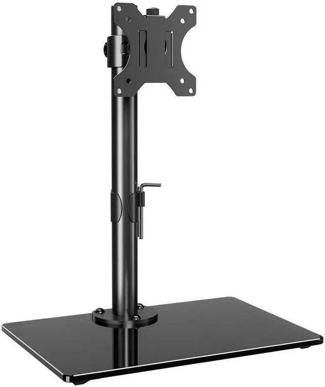 Main image of MOUNT PRO Single Monitor Stand Fits Max 32 inch Screen, Free-Standing Computer Desk Stand, Display Mount with Height Adjustable, Swivel, Tilt, Rotation, VESA Monitor Stand 100x100