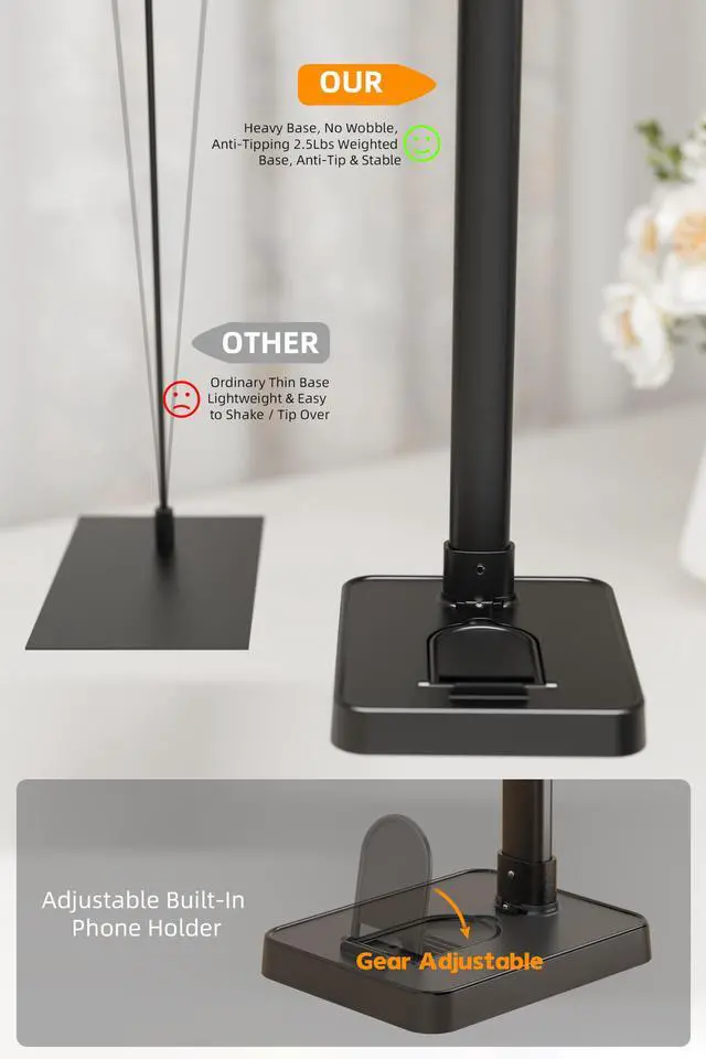 Alt view image 7 of 7 - CJJFACA LED Desk Lamp for Home Office, Eye-Caring Desk Light with Remote,Adjustable Flexible Gooseneck,Adjustable Gooseneck Office LED Task Light with Soft Non-Glare Lighting,Perfect for Study