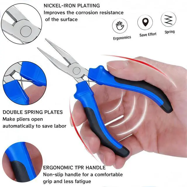 Alt view image 5 of 7 - Precision Repair Tool Set, 12-Piece Craftsman & Miniature Tool Kit with Small Screwdrivers, Mini Pliers, Demagnetizer, Small Tool Kit for Phone, Laptop, Jewelry Repair, Includes Compact Storage Pouch