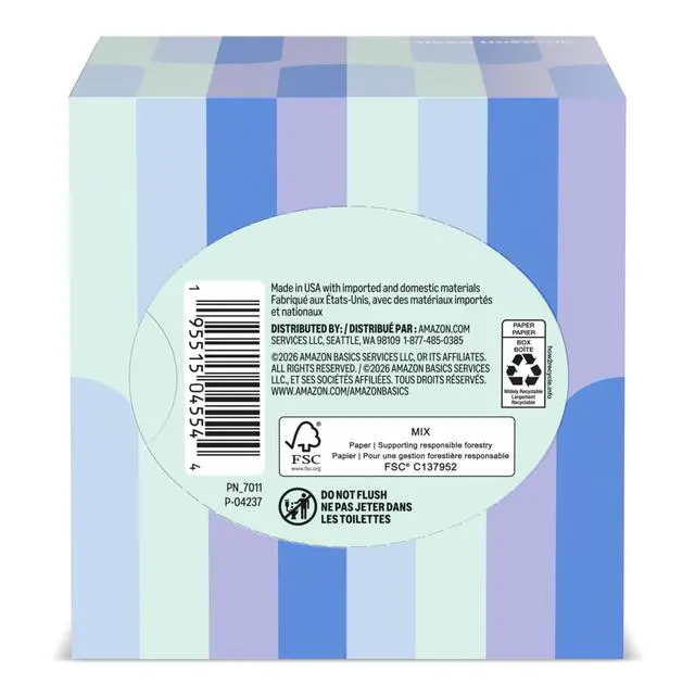 Alt view image 6 of 6 - Ultra-Soft 3-Ply Premium Facial Tissues, 264 Count (4 Cube Boxes of 66) (Previously Presto!)