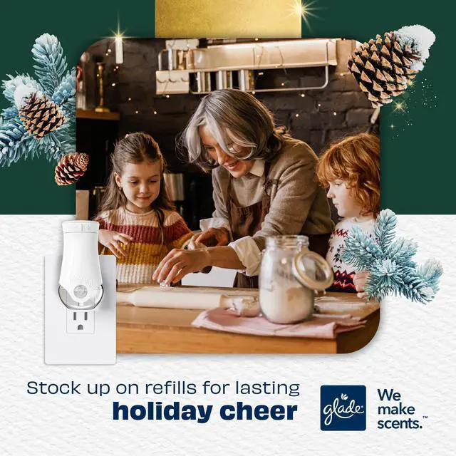 Alt view image 2 of 7 - PlugIns Starter Kit, Air Freshener, Twinkling Pine & Cedar, 1.34 fl oz, 1 Warmer + 2 Refills
