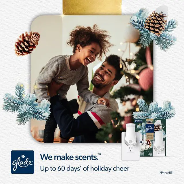 Alt view image 5 of 7 - PlugIns Starter Kit, Air Freshener, Twinkling Pine & Cedar, 1.34 fl oz, 1 Warmer + 2 Refills