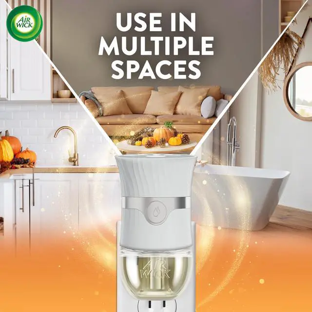 Alt view image 6 of 7 - Plug-In Scented Oil Refills, 4 Count, Pumpkin Spice, Air Freshener, Essential Oils, Eco Friendly