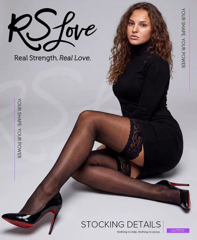 Alt view image 2 of 5 - Women's Lace Top Thigh High Sheer Stockings Antiskid Silicone Ultra Shimmery Pantyhose Black One Size