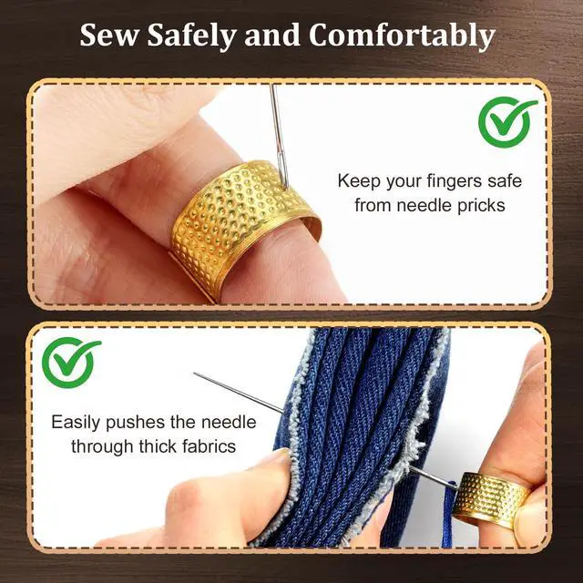 Alt view image 6 of 7 - Mini Sewing Kit with Big Eye Steel Needles for Adults and Beginners | Small Sewing Kit for Travel, Needle and Thread Kit for Hand Sewing (43Pcs)