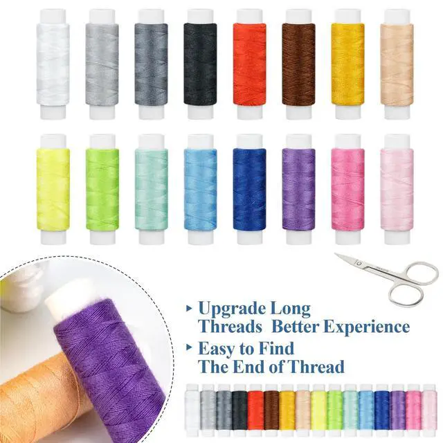 Alt view image 3 of 7 - Sewing Kit Basic for Adults, 87 Pcs Sewing Kit with Needle and Thread, Sewing Supplies Portable Travel Emergency Repair Kit for Beginners Home DIY, Gift for Mom and Grandma OKOMER
