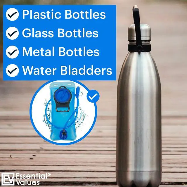 Alt view image 4 of 7 - Water Bottle Cleaner - Water Bottle Cleaning Tablets & Reservoir Bladder Cleaner Tabs (24 Tablets) - Tumbler Dispenser Hydration Pack Washer - Manufactured in USA