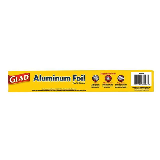 Alt view image 6 of 6 - Aluminum Foil, 60 Square Feet Heavy Duty, All Purpose Aluminum Foil For Grilling, Roasting, Baking, and Food Storage to Preserve Freshness, 60 Sq Ft