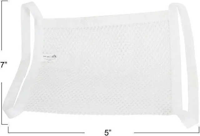 Alt view image 2 of 6 - 135 Polyester Sneaker Wash and Dry Bag for Laundry Machines - White