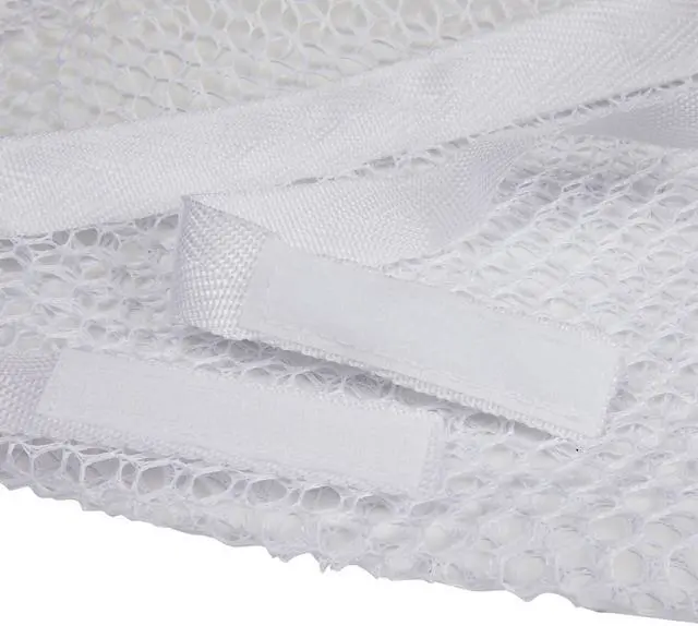 Alt view image 3 of 6 - 135 Polyester Sneaker Wash and Dry Bag for Laundry Machines - White