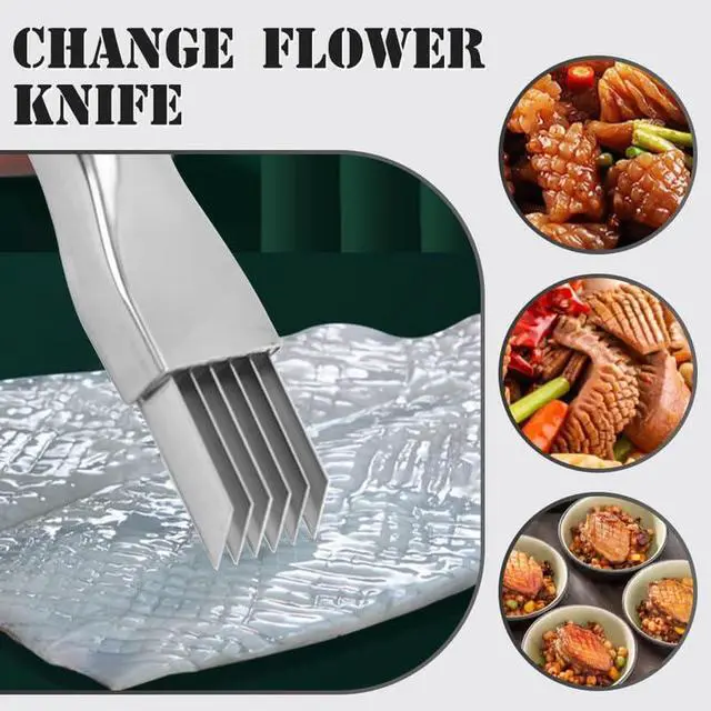 Alt view image 4 of 7 - 2024 New Shred Silk The Knife, Stainless Steel Chopped Green Onion Knife, Kitchen Vegetable Cutter Sharp Scallion Shredding Cutter Shred Knife Household Multifunctional Food Slicer Gadget