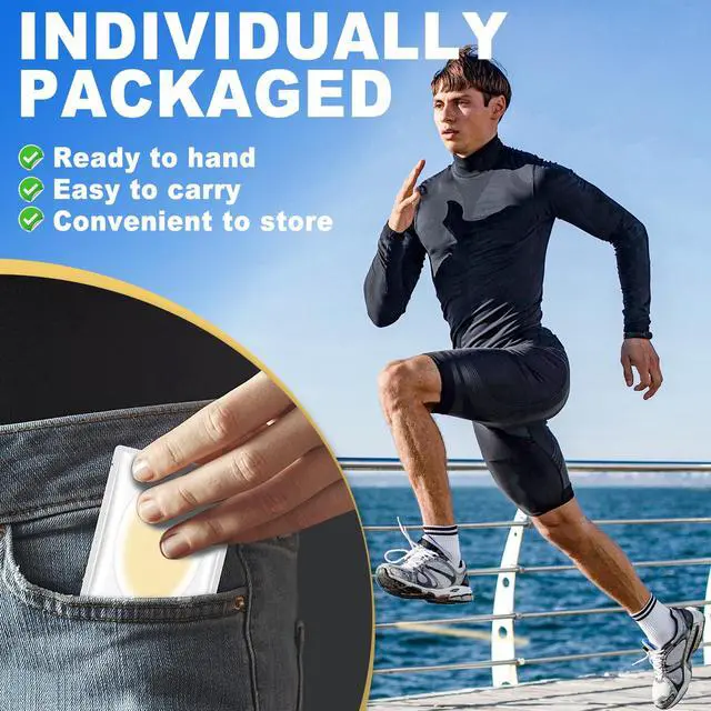 Alt view image 7 of 7 - Hydrocolloid Bandages, Gel Blister Bandages for Feet 50Pcs 4 Shape | Waterproof Blister Pads Blister Cushions for Prevention & Recovery for Heel Foot Toe Protection