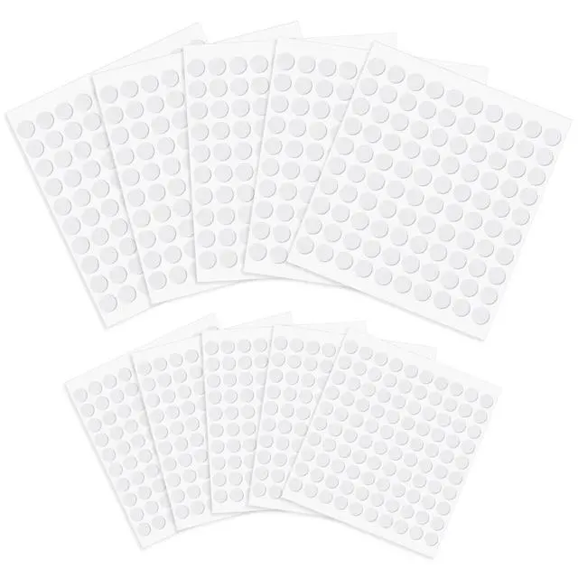 Alt view image 7 of 7 - 10 Sheet Foam Dots Double-Sided 1000 Pcs Round Adhesive 3D Craft Foam Tape for Scrapbooking Mini Foam Stickers for Art Crafts DIY Handmade Card Making (0.3 inch & 0.4 inch)