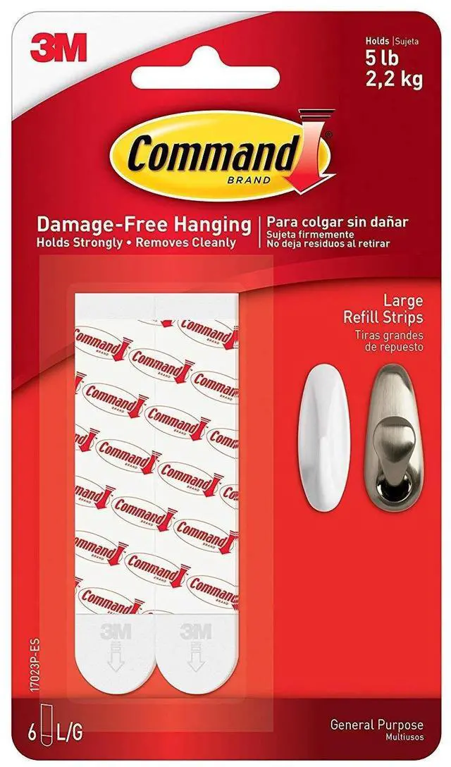 Main image of Mounting Refill Strips, Large, 6-Strip