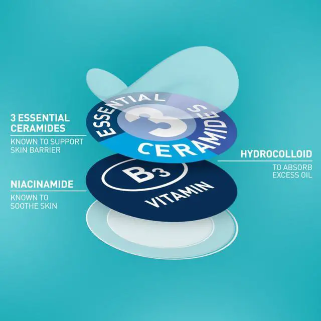 Alt view image 3 of 7 - CeraVe Hydrocolloid Pimple Patches with Niacinamide, Ultra-Thin, 22ct | Absorbs Oil with Niacinamide and Ceramides, Ultra-Thin Acne Patches That Blend Into All Skin Tones, For Sensitive Skin