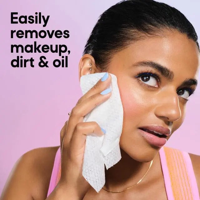 Alt view image 2 of 7 - Almay Micellar Makeup Remover Cleansing Towelettes, 25 Count | Micellar towelettes remove makeup, dirt, and oil easily and effectively. Skin feels fresh and moisturized.