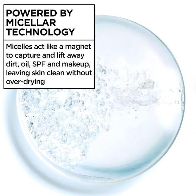 Alt view image 5 of 7 - Garnier SkinActive Micellar Water For Waterproof Makeup, Facial Cleanser & Makeup Remover, 13.5 Fl Oz (400mL), 1 Count (Packaging May Vary)