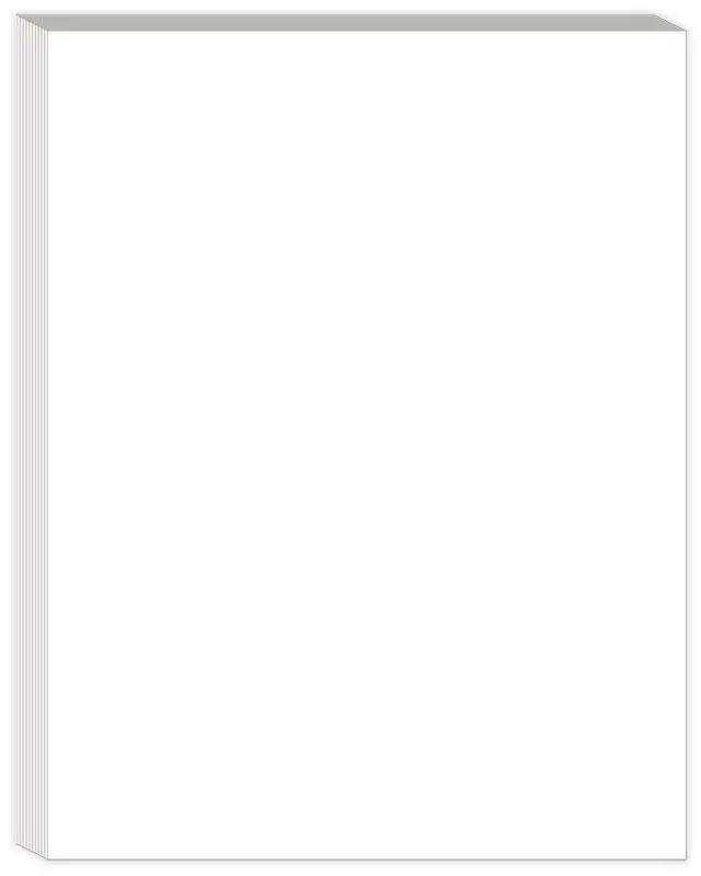Main image of 8" x 10.5" Blank Printer Paper - 100 Sheets/200 Pages Blank Loose-Leaf Papers, Copy Paper Printing in Office/Home/School, 100gsm Blank Paper