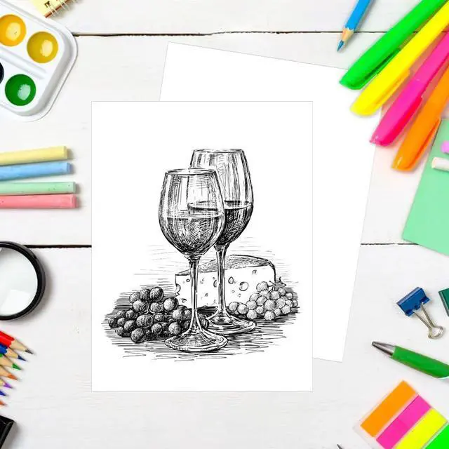 Alt view image 5 of 7 - 8" x 10.5" Blank Printer Paper - 100 Sheets/200 Pages Blank Loose-Leaf Papers, Copy Paper Printing in Office/Home/School, 100gsm Blank Paper