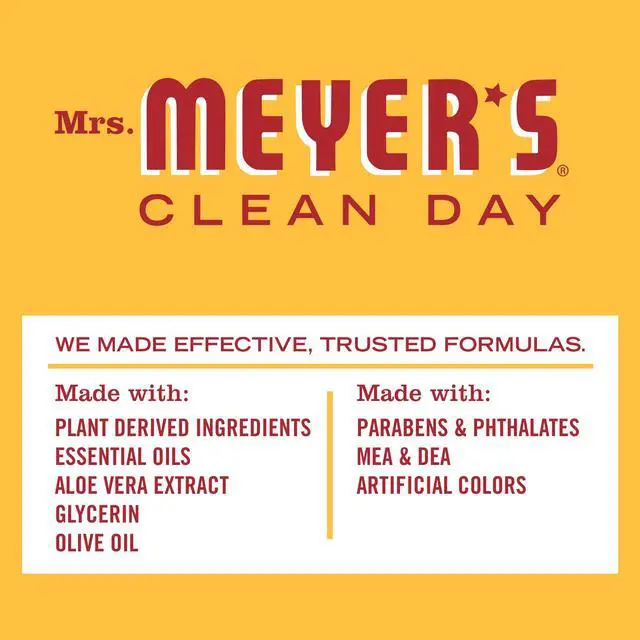 Alt view image 4 of 6 - MRS. MEYER'S CLEAN DAY Hand Soap, Clementine Scent, 12.5 Fl Oz Bottle (Pack of 2)