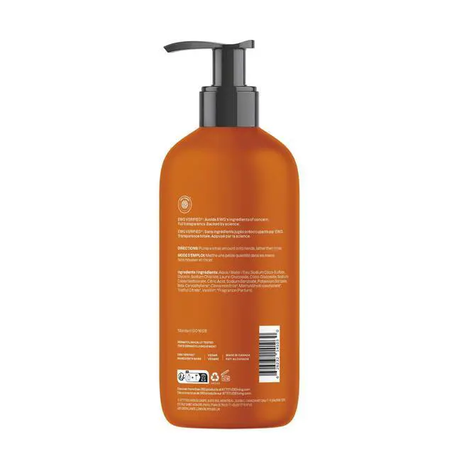 Alt view image 6 of 7 - ATTITUDE Liquid Hand Soap, EWG Verified, Plant and Mineral-Based, Vegan Personal Care Products, Orange Cinnamon, 16 Fl Oz
