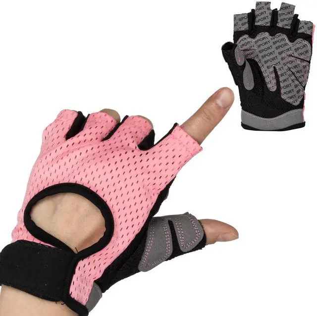 Alt view image 5 of 6 - Workout Gloves for Women Men,Exercise Gloves for Weight Lifting Gym Cycling | Gym Gloves with Full Palm Protection,Fingerness & Lightweight,Snug Fit
