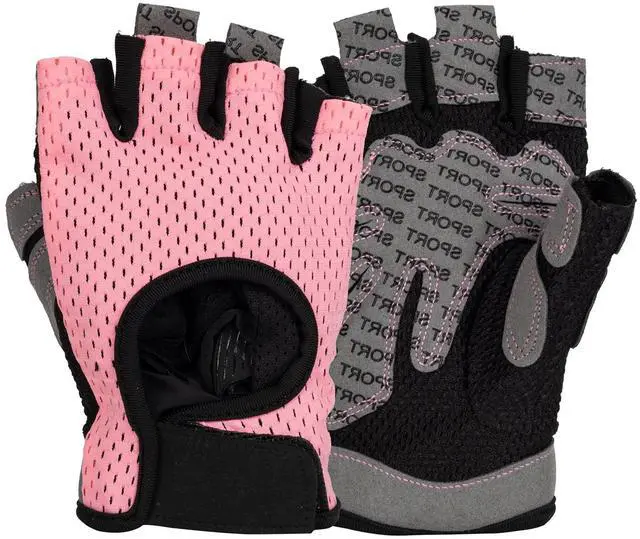 Alt view image 6 of 6 - Workout Gloves for Women Men,Exercise Gloves for Weight Lifting Gym Cycling | Gym Gloves with Full Palm Protection,Fingerness & Lightweight,Snug Fit