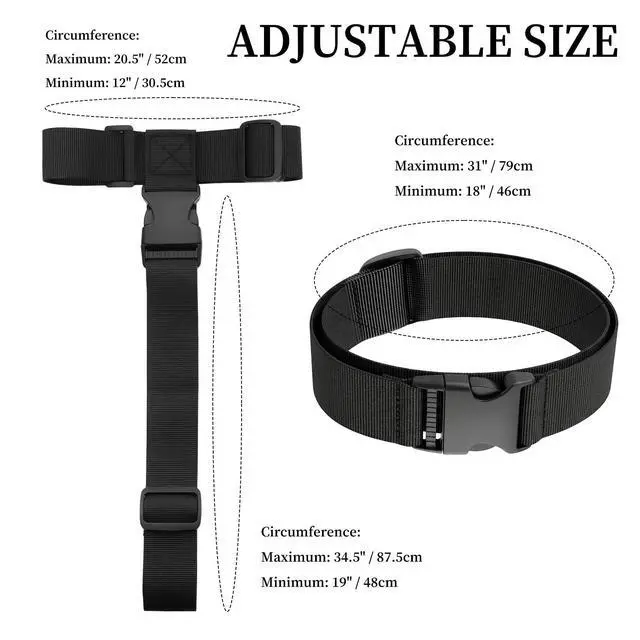 Alt view image 2 of 7 - 2 Pack Luggage Straps Connector for Suitcases Heavy Duty Adjustable Suitcase Belt Add a Bag Travel Attachment Accessories T-Type and Normal Suitcase Straps for Connecting Your Luggage Together