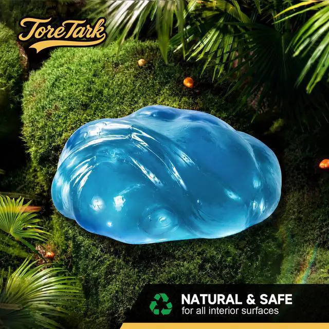 Alt view image 3 of 7 - Car Cleaning Supplies for Vents, Crevices Car Accessories Interior | Reusable Car Cleaning Gel, Natural Auto Detailing Slime, Universal Car Stuff, Gaming Equipment Gift for Men & Women Blue