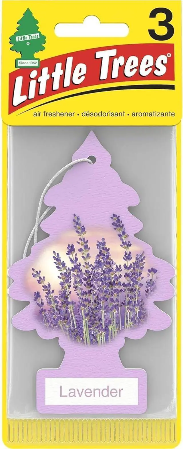 Main image of Hanging Car and Home Air Freshener, Lavender Scent, 3 Pack