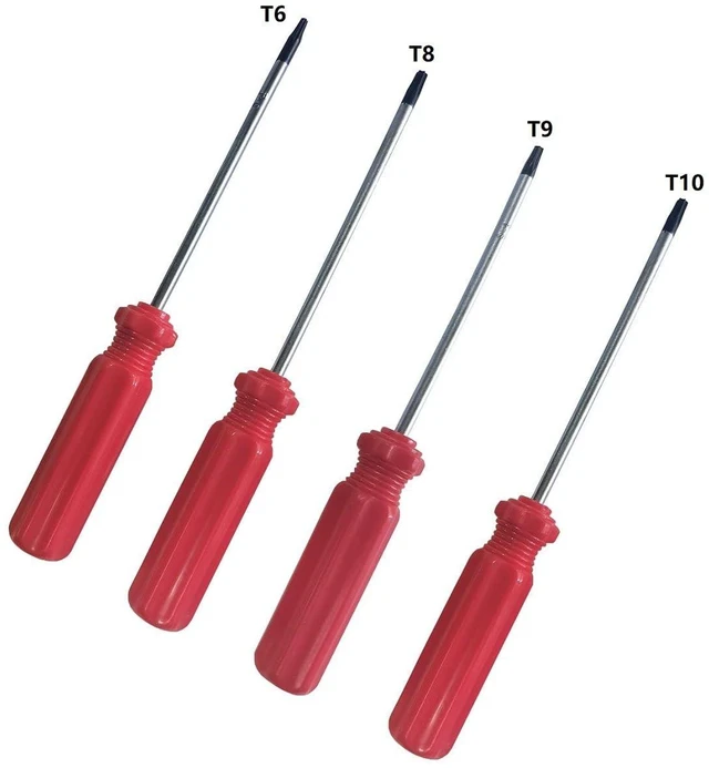 Alt view image 2 of 7 - Torx Screwdriver Set T6 T8 T9 T10 Torx Security Screwdriver for PS4, Precision Magnetic Screwdriver Set Repair Tool Kit for Xbox One/Xbox 360 Controller/PS3/PS4, with Safe Pry Tools