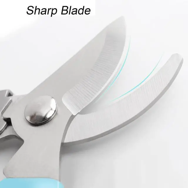Alt view image 5 of 6 - Curve Gardening Scissor with Sharp Stainless Steel Blade Garden Shears for Cutting Flowers Trimming Plants of Yard Florist Flower Rose Herb Hedge Bonsai and Fruits Picking (Black Handle)