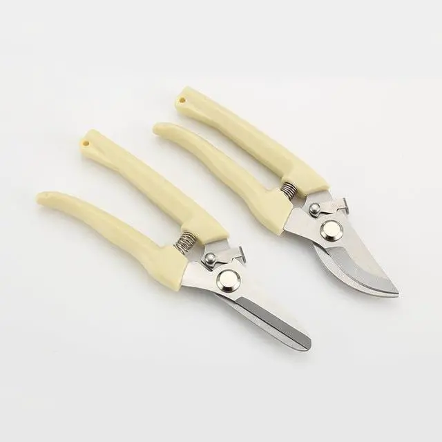 Alt view image 7 of 7 - 2-Piece Pruning Shears Set, Straight & Curved Bypass Garden Clippers, Professional Hand Pruners for Gardening, Fruit Picking, Flower Trimming, Bonsai, Vegetables, Vineyard