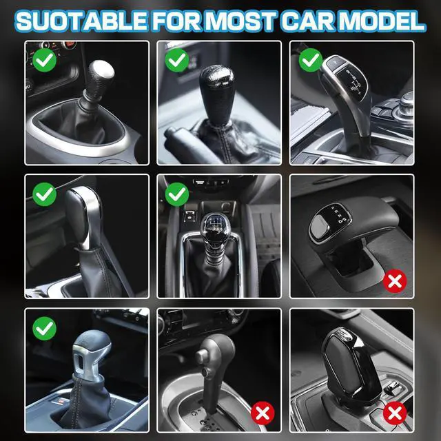 Alt view image 5 of 7 - Funny Gear Shift Hoodie Cover, Car Shifter Knob Sweatshirt, Universal Stick Shift Cover for Car Gear Handle, Cute Automotive Interior Accessory Gift for Men & Women (Black)
