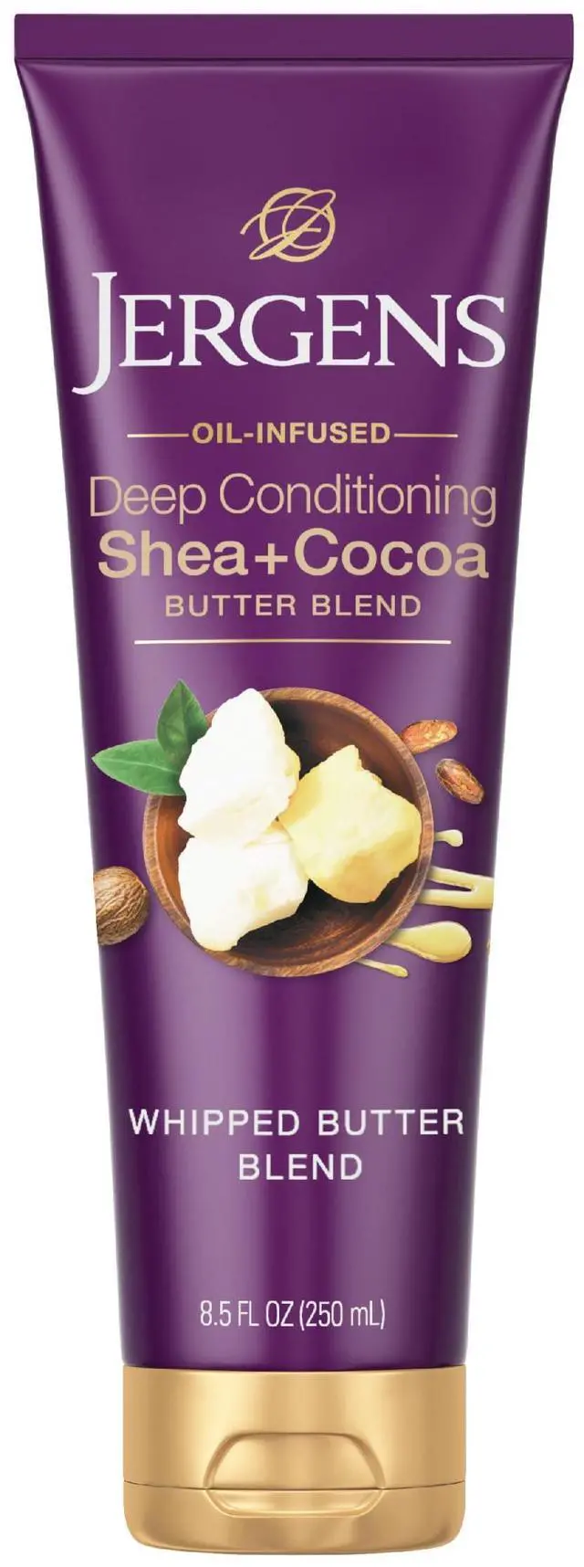 Main image of Shea and Cocoa Whipped Body Butter Lotion, Tone Enriching Hand And Body Lotion for Dry Skin, with Vitamins B3 & E, 8.5 Oz