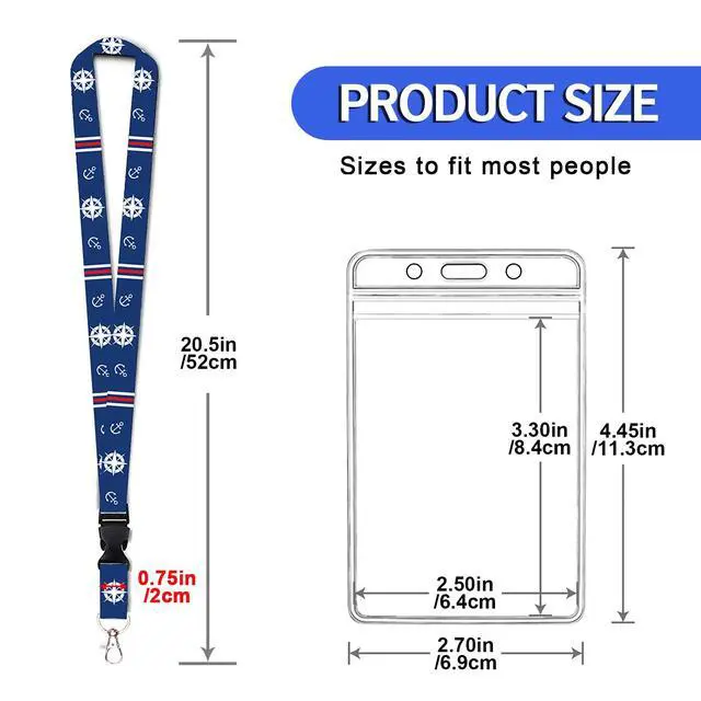 Alt view image 3 of 7 - Cruise Lanyard for Ship Cards, 4 Pack Waterproof Cruise Lanyard with Detachable Buckle & ID Badge Holder for Cruises Ships Key Cards, Cruise Essentials 2025 & Must Have Accessories