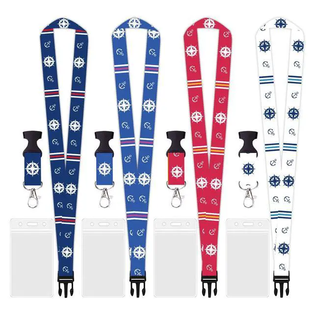 Alt view image 7 of 7 - Cruise Lanyard for Ship Cards, 4 Pack Waterproof Cruise Lanyard with Detachable Buckle & ID Badge Holder for Cruises Ships Key Cards, Cruise Essentials 2025 & Must Have Accessories