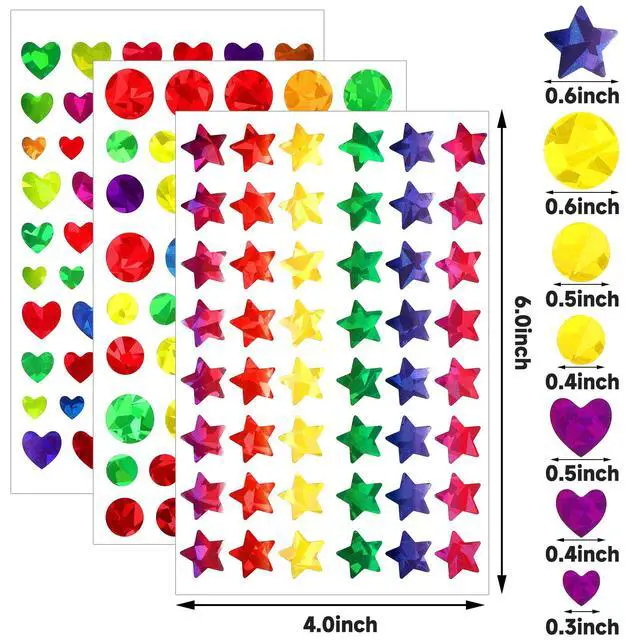 Alt view image 2 of 7 - 5130 Pcs Star Stickers for Kids Reward, Small Sparkly Holographic Stickers for School Classroom Teacher Student Supplies, Behavior Reward Charts and Creative DIY Crafts Decoration